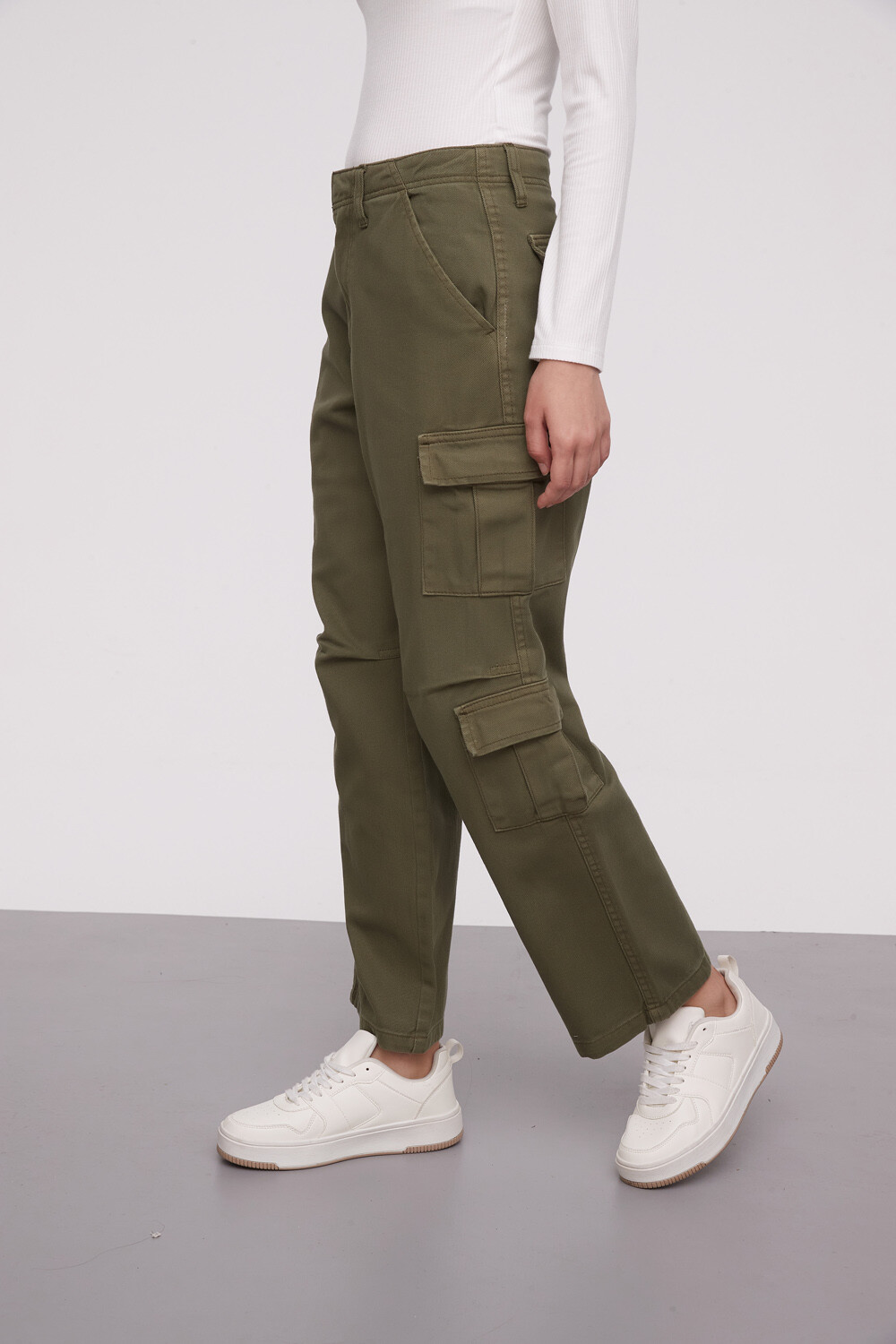 Pantalon Lehco Verde Oliva Oscuro