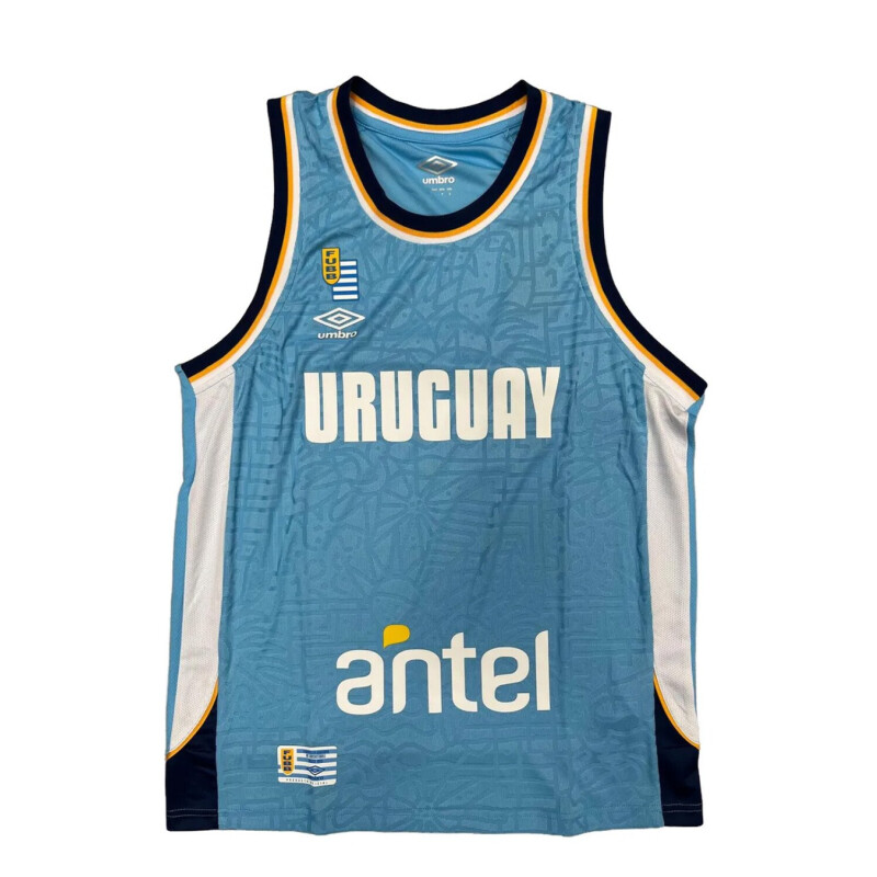 Camiseta de Hombre Umbro Basket Uruguay Oficial Junior Celeste