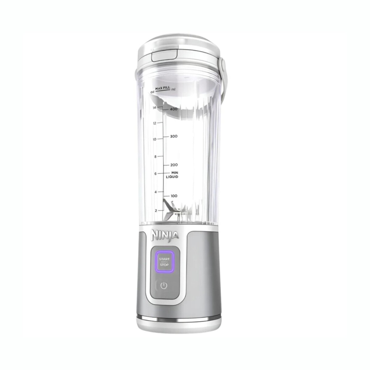 Licuadora Portátil NINJA Blast 50W Capacidad 470ml Vaso De Plástico - White 