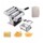 Set Maquina Pastas Tallarines+ Espátula Corta Masa Pizza Gris
