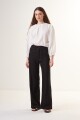 Pantalon Gina lino Negro