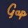 Buzo Tipo Polo Medio Cierre Logo Gap Hombre Navy Uniform