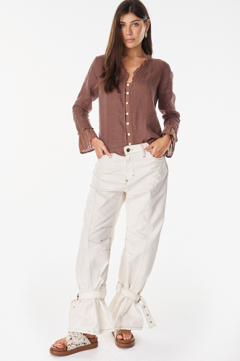 Blusa Kenia Chocolate
