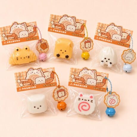 Combo 5 Mini Squishys Comida China Sc