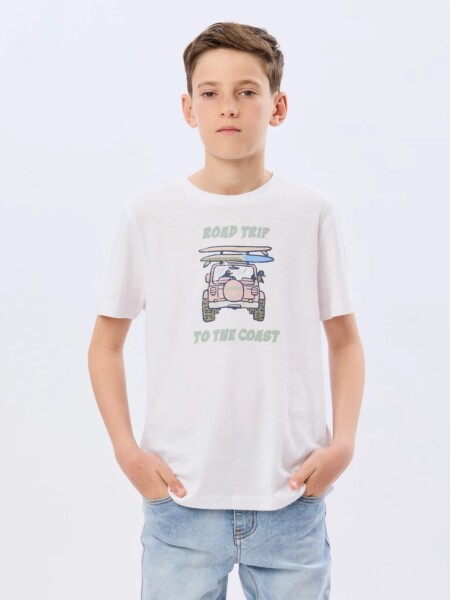T-SHIRT LEGACY 6190 M.C road trip BLANCO