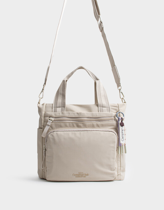 City Cartera City Puffy - Blanco Crudo
