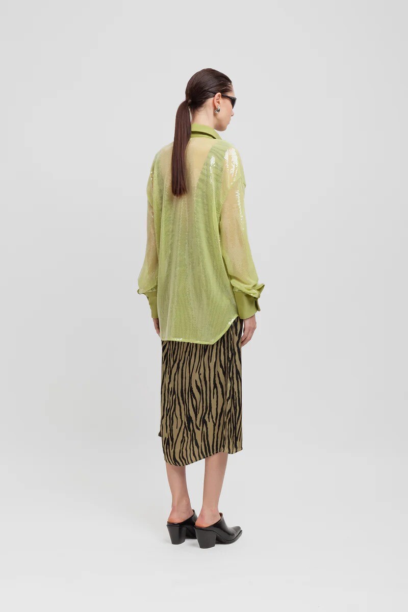 CAMISA LENTEJUELAS Verde