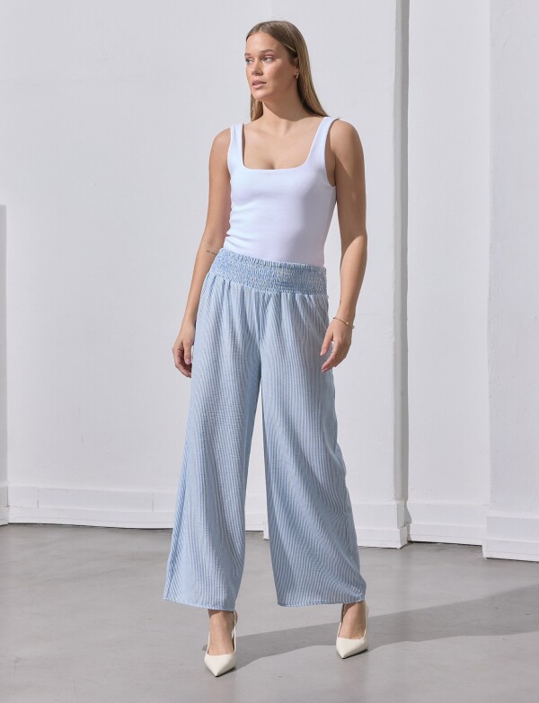 Pantalon Wide CELESTE/MULTI