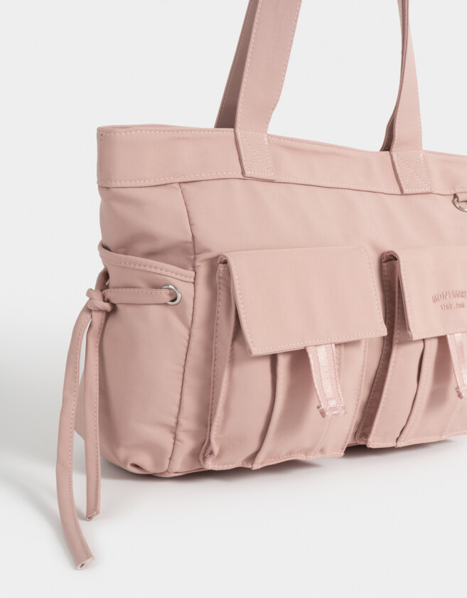 Shopper Cartera Shopper Multipocket - Rosa Viejo