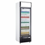 VITRINA REFRIGERADA 300 LTS ISOR ELECTRÓNICO - CON LLAVE – 225W blanco