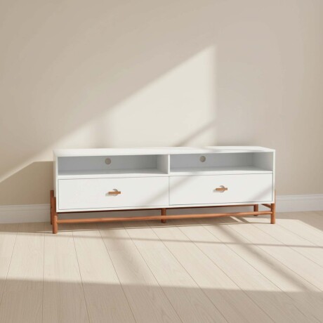 MUEBLE PARA TV MDF-Y-MADERA BLANCO BERLÍN