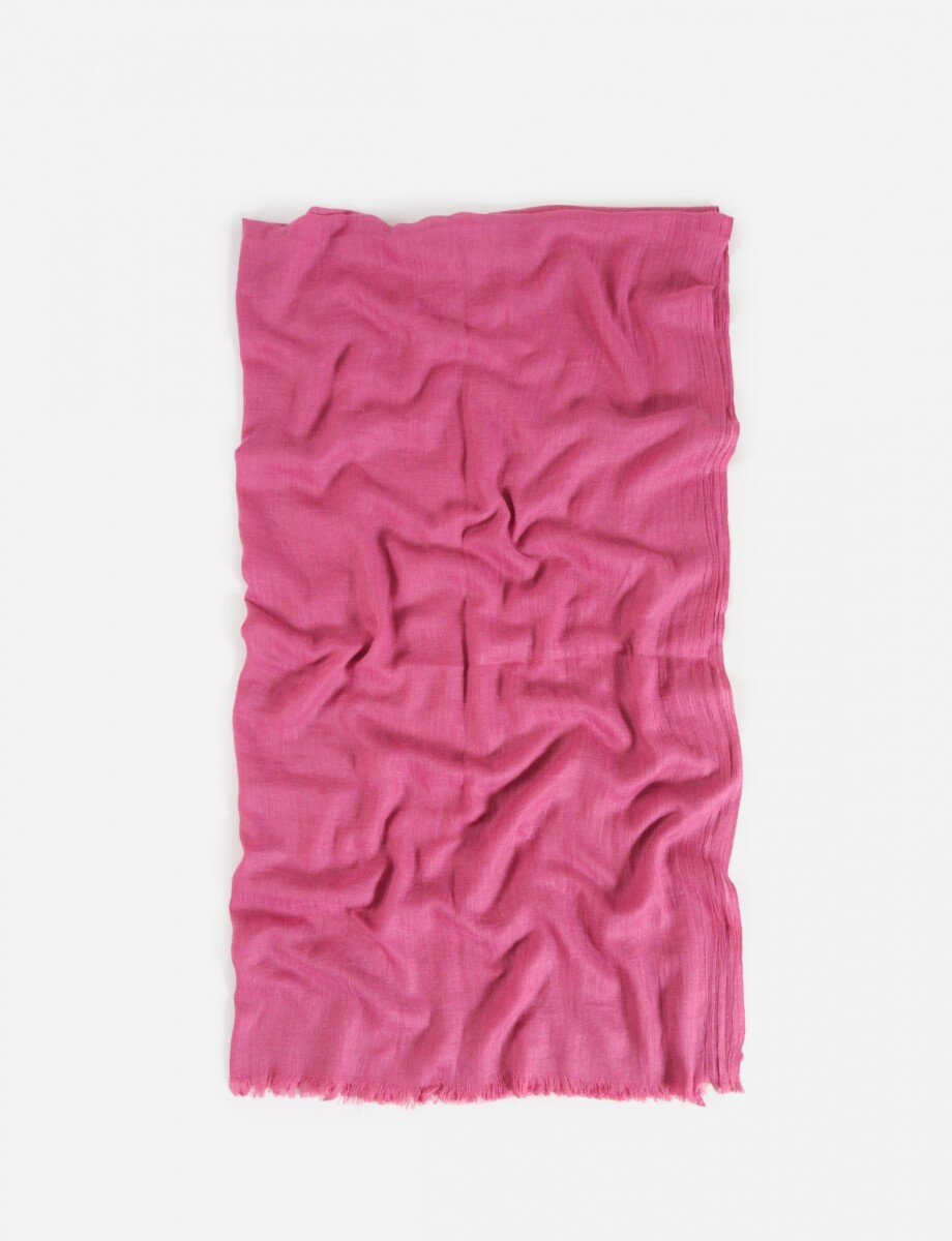 Pashmina lisa algodón - fucsia 