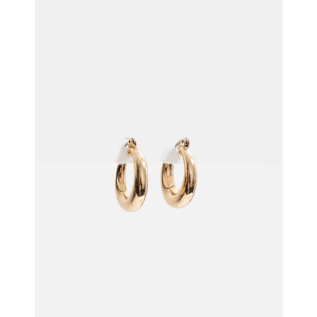 Argollas Bañadas En Oro Dorado
