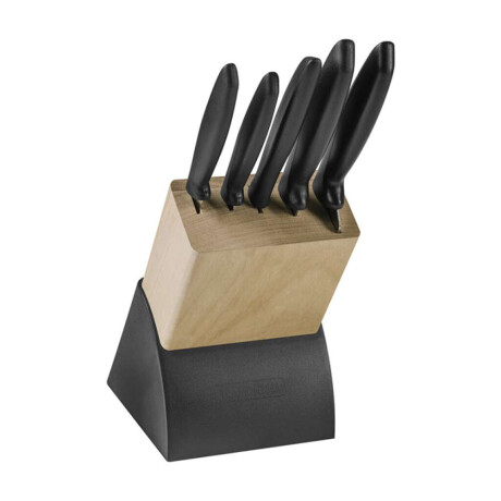 Juego De Cuchillos Con Taco Línea Plenus 6 Piezas