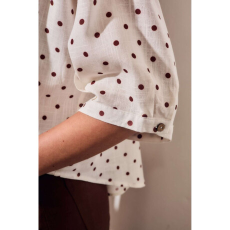 Blusa Lunares Nacar