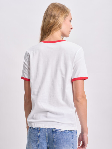 Remera estampada Mickey Blanco