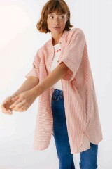 Camisa Azorella Rayas Rojo