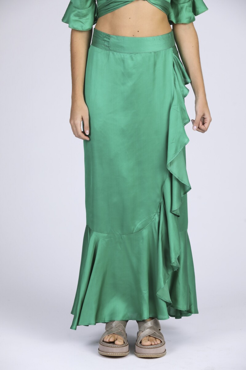 POLLERA PASIONARIA - VERDE 