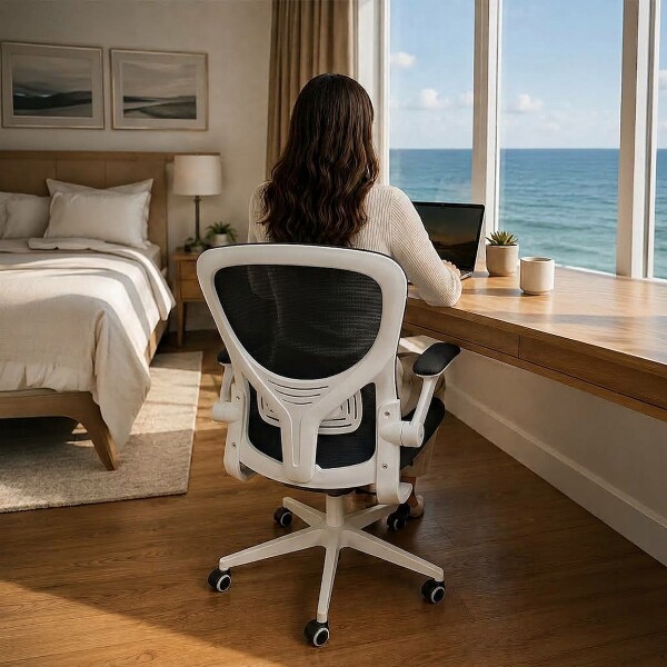Silla de escritorio Oficina Sillon Ejecutiva Ergonomica Apoyabrazos Regulables IMBACK Color Negro Silla de escritorio Oficina Sillon Ejecutiva Ergonomica Apoyabrazos Regulables IMBACK Color Negro