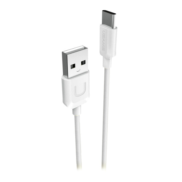 Cable De Datos Usams Sj099 Usb A A Tipo C 1 Metro BLANCO