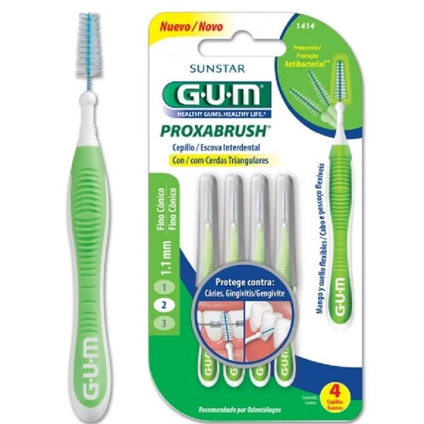 Cepillo Interdental Fino GUM – 3 Unidades (1414) Cepillo Interdental Fino GUM – 3 Unidades (1414)