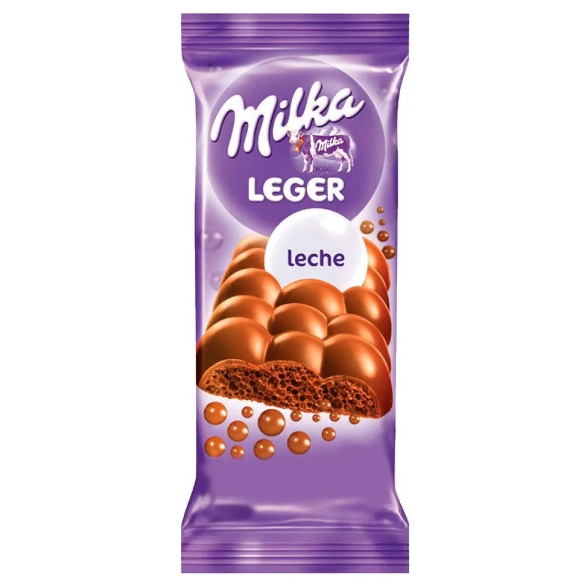 Chocolate Milka Leger C/leche 45 Grs. 
