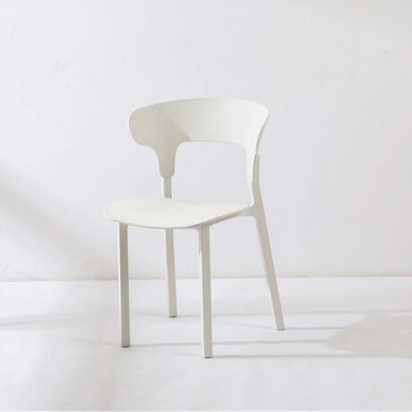 SILLA DE COMEDOR POLIPROPILENO BLANCO NÓRDICA