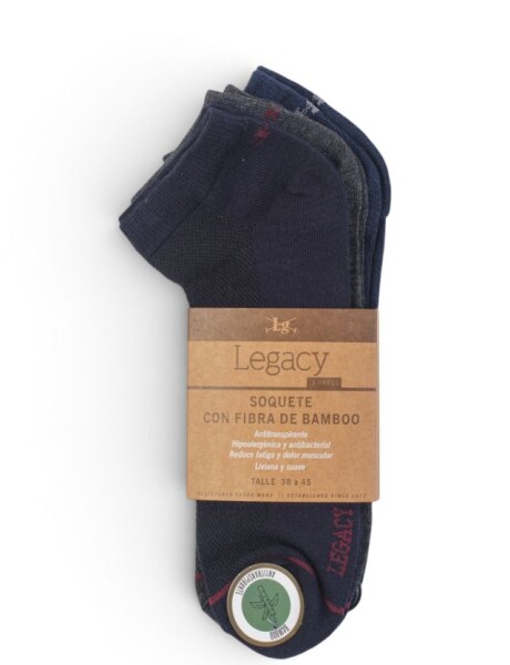 SOQUETE BAMBOO Azul