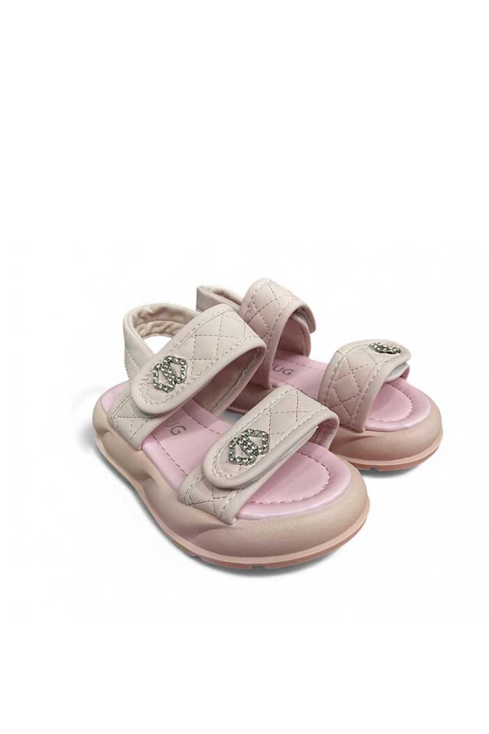 SANDALIA KIDS BIGBUG 2 VELCROS BI258 Rosa