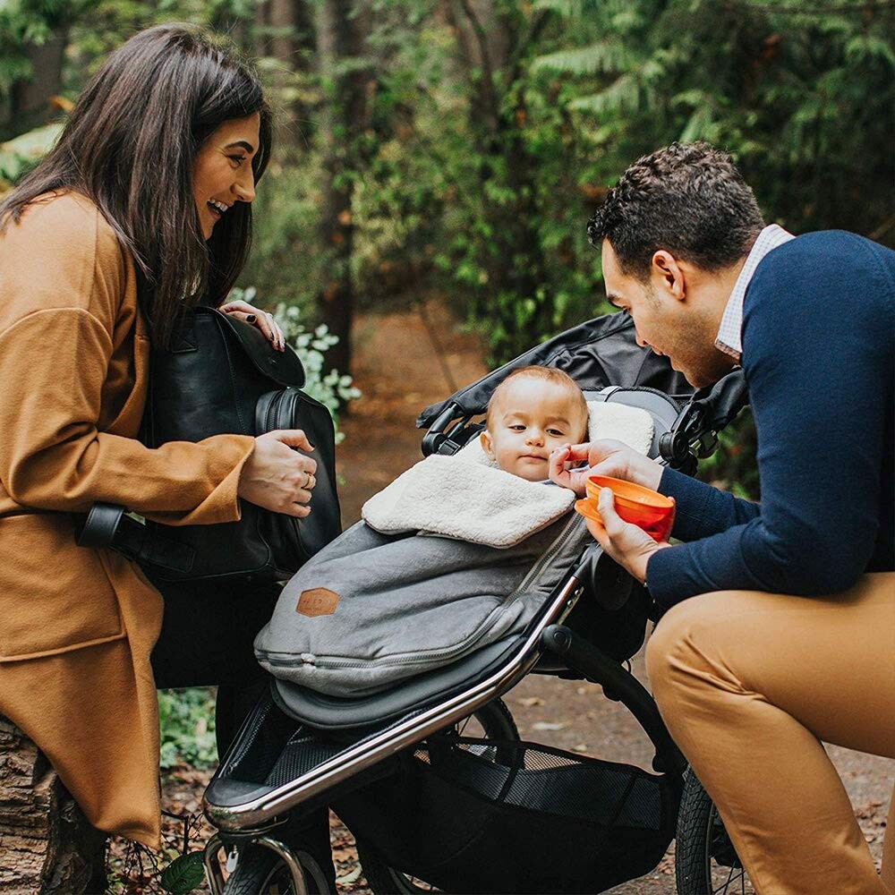 Bundleme Saco de invierno JJ COLE para coche y baby silla gris