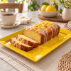 Bandeja Rectangular de Porcelana Oxford Amarilla 30 x 20 cm Bandeja Rectangular de Porcelana Oxford Amarilla 30 x 20 cm