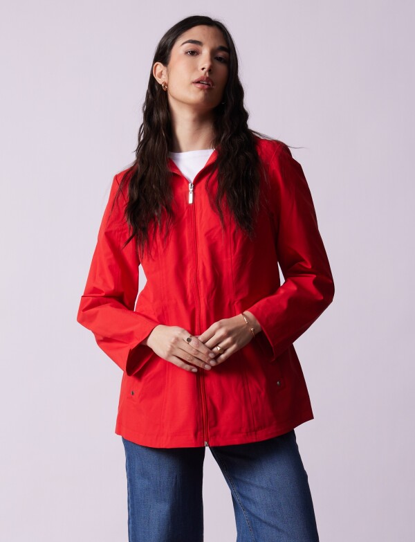 Campera Impermeable ROJO