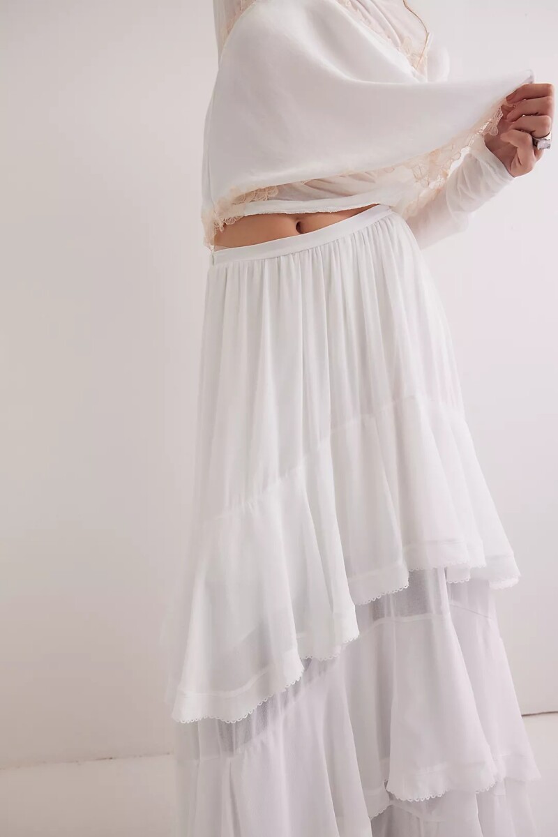 FALDA MAXI CLEMENTINE Marfil
