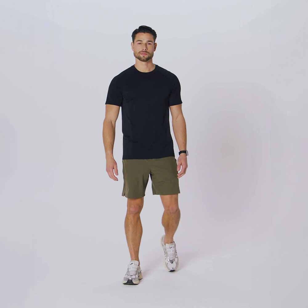 Polo Manga Corta Fit The Training Day Tee Hombre Black