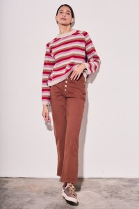 Sweater Rayado Lana Multi