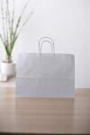 Bolsa lisa luna 32x10x23cm BLANCO