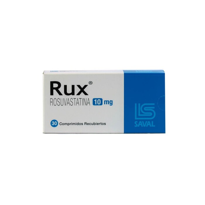 RUX 10 MG. CJ X 30 COMP. REC. única