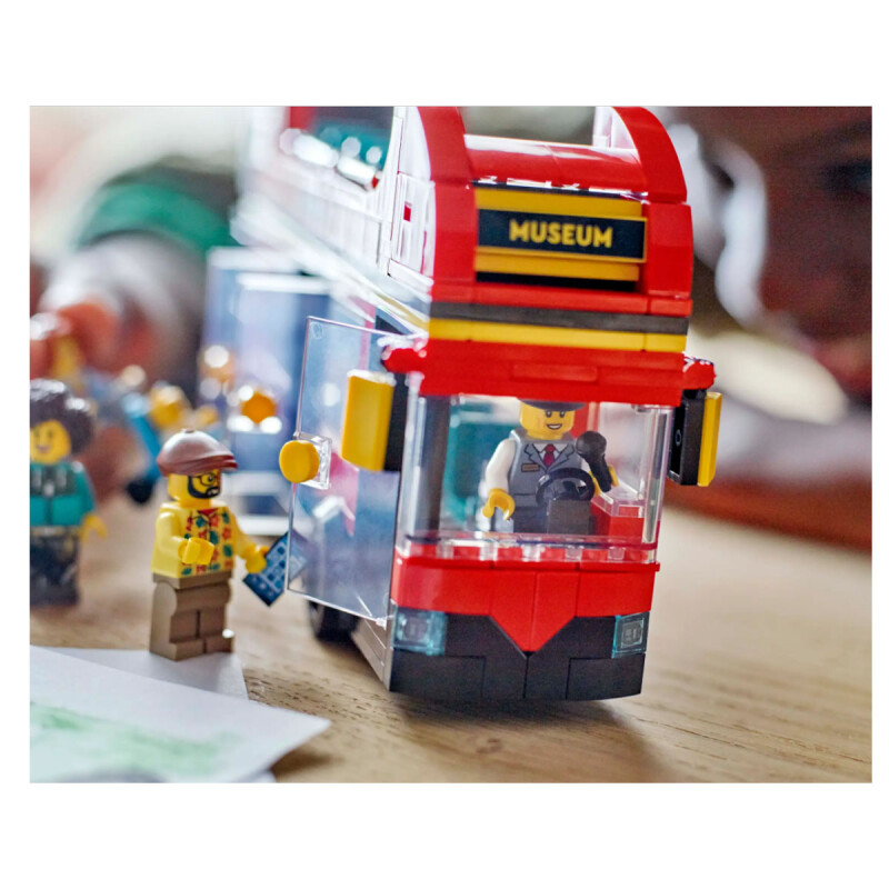 Autobús Turístico Rojo de Dos Plantas City Lego Autobús Turístico Rojo de Dos Plantas City Lego