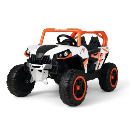 Auto Jeep A Batería Polaris Con Luces Led Bebesit Naranja Auto Jeep A Batería Polaris Con Luces Led Bebesit Naranja