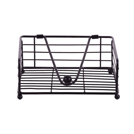 SERVILLETERO SMALL METAL NEGRO 3981