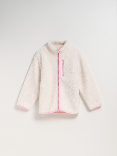 Campera de sherpa Crudo