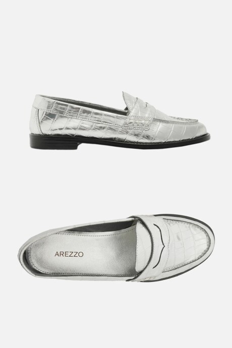 Mocasin Alexa Plateado