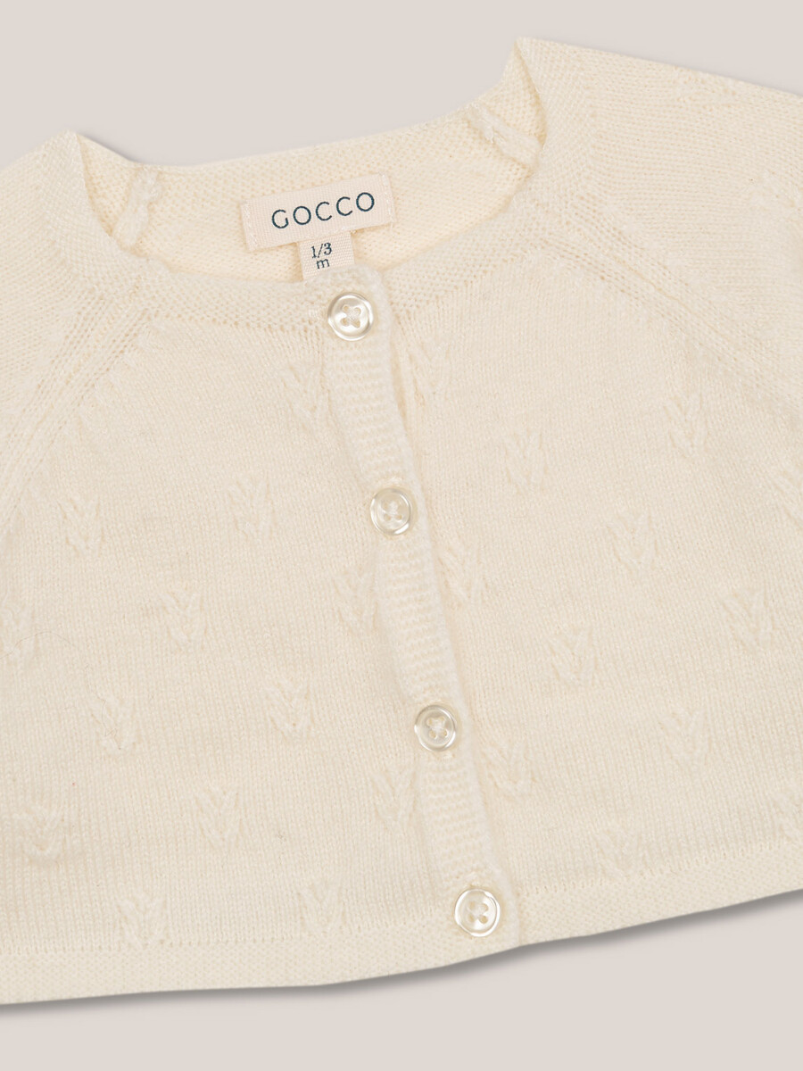 Chaqueta Punto Especial Crudo
