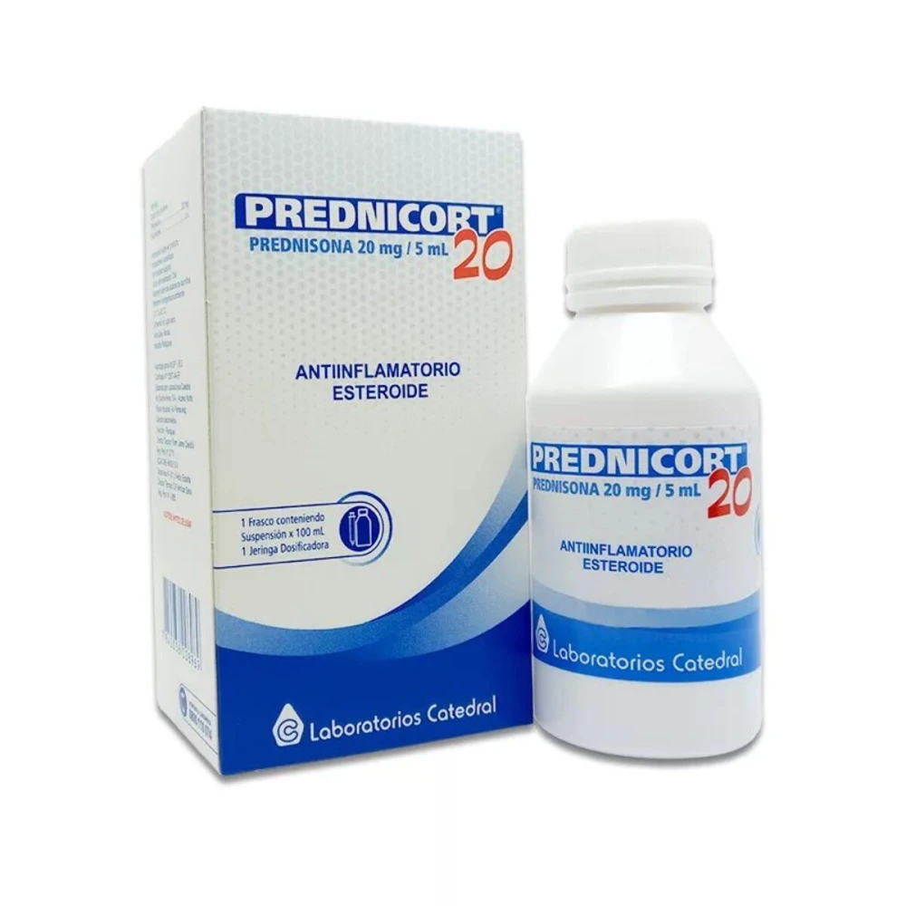 PREDNICORT 20 MG. JARABE FRASCO X 100 ML