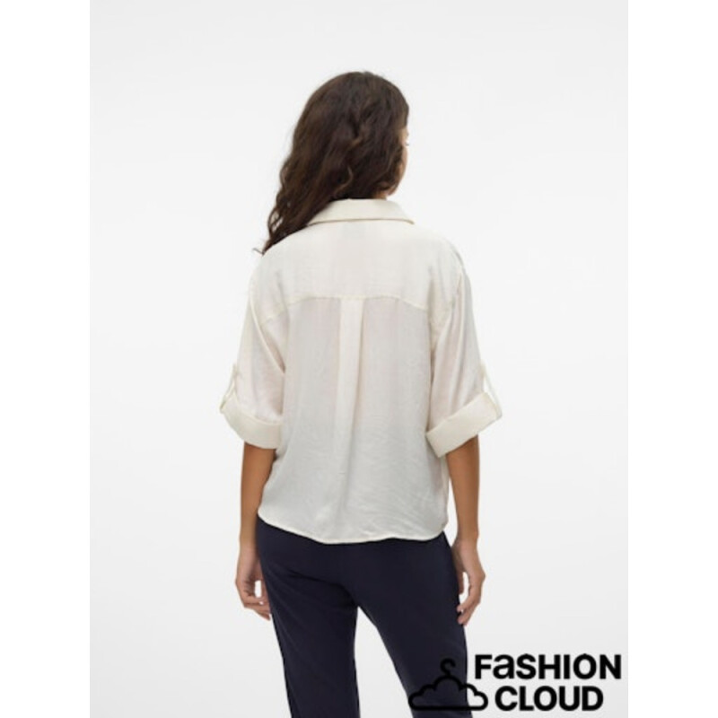 VMFABIANA 3/4 SHIRT VMA NOOS BIRCH