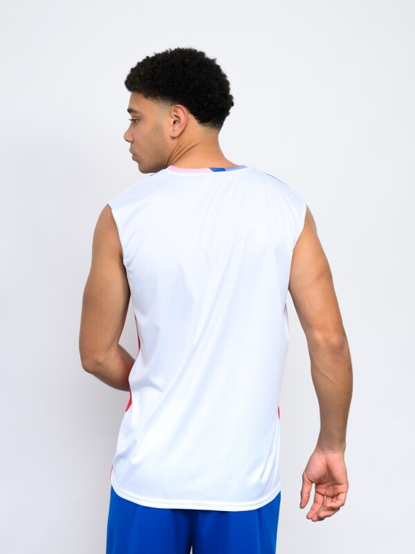 MUSCULOSA VETRA Licencias Hombre Blanco, Azul Marino, Rojo