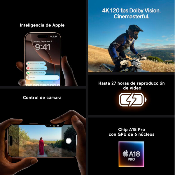 Iphone 16 Pro 8/128 Gb 5g AZUL