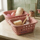 Set x2 Cesto pequeño 1,4 lts ROSADO