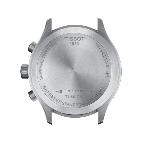 Reloj Tissot Chrono XL de acero con correa negra Reloj Tissot Chrono XL de acero con correa negra