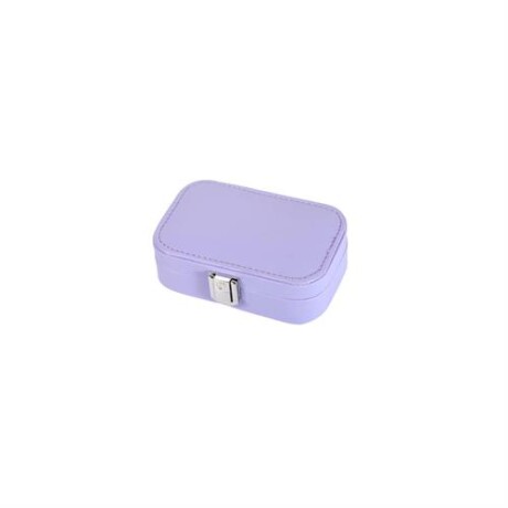 Joyero rectangular 12 cm x 7 cm x 4 cm Lila